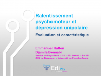 EdiPsy_ralentissement psychomoteur et dépression